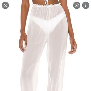 WeWoreWhat Sheer White Pants